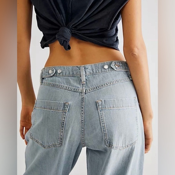 FREE PEOPLE We The Free Luca Super Slouch Trouser Jean size 26 Womens - Picture 3 of 8